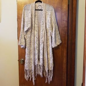 Long Knit Cardigan